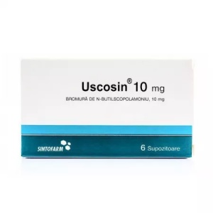 Uscosin 10mg x 6 supozitoare