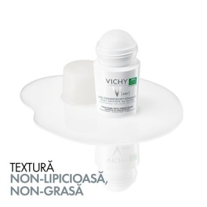 Vichy pachet deodorant roll-on antiperspirant fara parfum 48H, 50ml x 2 bucati - Img 2
