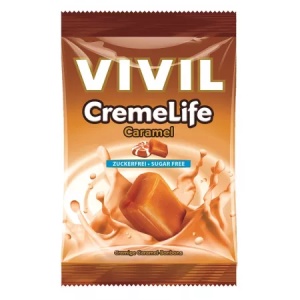 Vivil Bomboane fara zahar cu aroma de caramel Creme Life x 60 grame