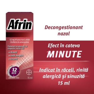 Afrin spray nazal decongestionant 0,5mg/ml x 15ml - Img 2
