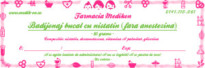 Badijonaj bucal cu nistatin fara anestezina x 80ml