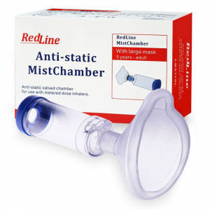 Camera de inhalare cu masca pentru adulti, RedLine