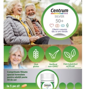 Centrum Silver 50+ de la A la Z x 30 comprimate - Img 2