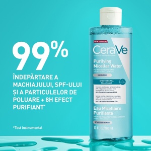 Cerave apa micelara purifianta pentru ten normal si gras x 400ml - Img 2