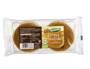 Dennree Vafe BIO cu miere de albine x 175 grame