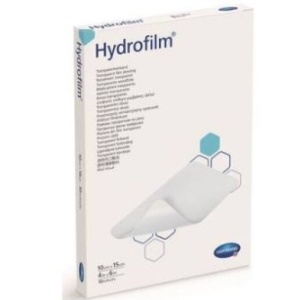 Hartmann Hydrofilm Plasturi sterili, transparenti, rezistenti la apa 10cm x 15cm x 50 bucati