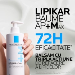 La Roche Posay Lipikar Balsam triplu reparator Baume AP+Max x 400ml - Img 2
