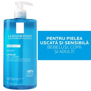 La Roche Posay Lipikar gel spalare piele sensibila x 1000ml - Img 5