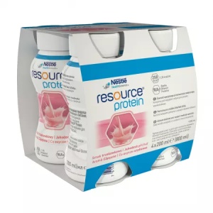 Nestle Resource 2.0 Protein cu aroma de capsuni 4 x 200ml