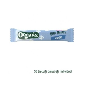 Organix Little Ruskits Biscuiti ecologici cu Vanilie, de la 6 luni x 60 grame - Img 2