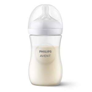 Philips Avent Biberon Natural Response cu tetina de la 1 luna x 260ml (cod SCY903/67)