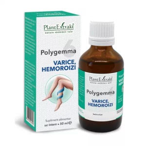 PlantExtrakt Polygemma nr. 6 Varice si hemoroizi x 50ml