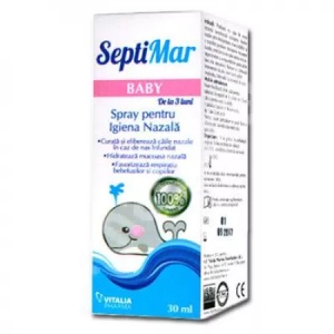 Septimar Baby Spray nazal cu Apa de Mare Izotona x 30ml