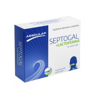 Septogal+Lactoferina x 18 comprimate de supt