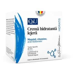 Tis Crema hidratanta cu vitamine, musetel si acid hialuronic Hidratis Q4U x 50ml