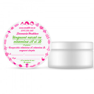 Unguent nazal cu vitamina A si D x 10 grame - Img 1