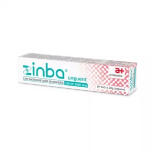 Zinba 250UI/5000UI/g unguent x 20 grame