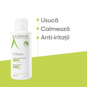 Aderma Cytelium lotiune pentru piele iritata x 100ml - Img 2