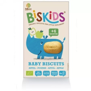 Biskids Biscuiti BIO fara zahar cu mar x 120 grame