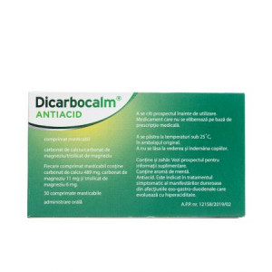 Dicarbocalm x 30 comprimate masticabile - Img 3