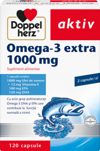 Doppel Herz Aktiv Omega 3 Extra 1000mg x 120 capsule