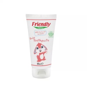 Friendly Pasta de dinti pentru copii cu aroma de zmeura x 50ml
