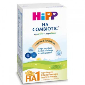 Hipp Combiotic HA1, formula de lapte praf hipoalergenica de la nastere x 350 grame