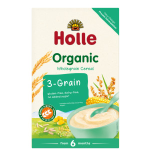 Holle Cereale BIO pentru copii Mix 3 Cereale x 250 grame