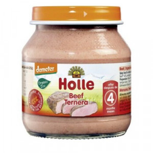 Holle Piure BIO cu carne de vita x 125 grame