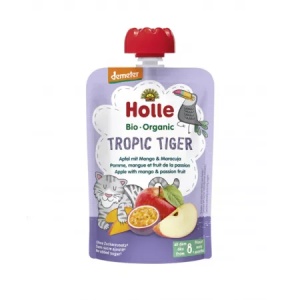 Holle Piure BIO cu mere, mango si Fructul pasiunii x 100 grame