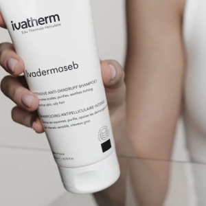 Ivatherm Ivadermaseb Sampon intensiv anti-matreata x 200ml - Img 2