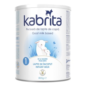 Kabrita 1, formula pe baza de lapte praf de capra 0-6 luni, 800 grame