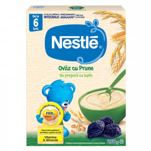 Nestle Cereale cu ovaz si prune x 250 grame