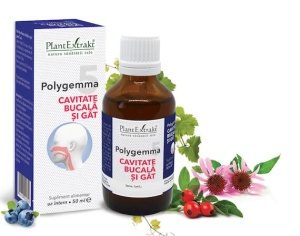 PlantExtrakt Polygemma nr. 5 Cavitate bucala si gat x 50ml