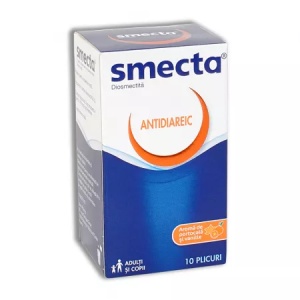 Smecta antidiareic 3g/plic x 10 plicuri