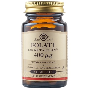 Solgar Acid folic Folate 400mcg x 50 tablete