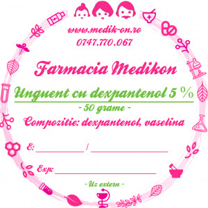Unguent cu Dexpantenol 5% x 50 grame - Img 2