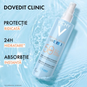 Vichy Capital Soleil UV Aqua Spray hidratant fata si corp cu SPF50 x 200ml - Img 2
