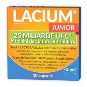 Zdrovit Lacium Junior 25 miliarde UFC x 10 capsule