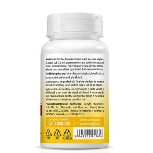 Zenyth Vitamina D3+ Vitamina K2 + Calciu + Magneziu Complex x 30 capsule - Img 2