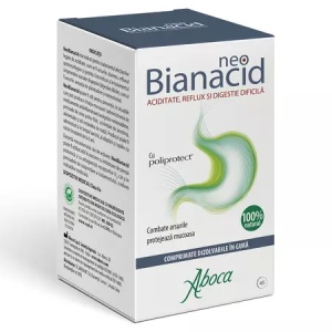 Aboca NeoBianacid Aciditate si Reflux x 45 comprimate masticabile