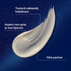 Aderma Exomega Control Crema emolienta de noapte pentru piele uscata, atopica x 200ml - Img 3