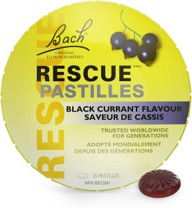 Bach Rescue Drops cu aroma de coacaze x 50 grame