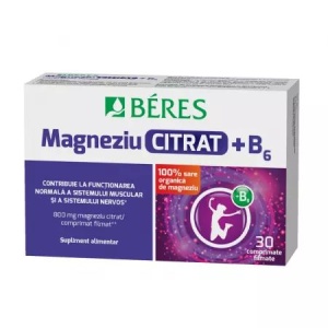 Beres Magneziu CITRAT + B6 x 30 comprimate filmate