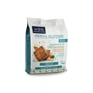 Biscuiti BIO vegani fara gluten, cu migdale si alune x 250 grame, Sottolestelle