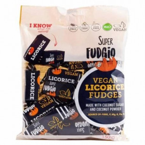 Caramele vegane BIO cu aroma de Lemn Dulce x 130 grame