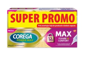 Corega pachet Max Fixare + Confort x 40 grame
