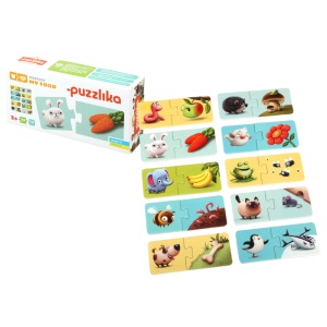 Cubika Puzzle din lemn Ce mancam - Img 2