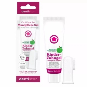 Dentistar Set pasta de dinti bebelusi x 40ml + Degetar moale din silicon