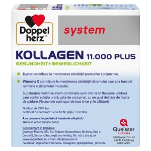 Doppelherz Kollagen 11000 Plus solutie orala 25ml x 30 flacoane unidoza - Img 3